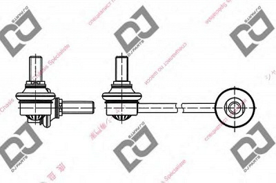 DJ PARTS dl1172 -  Тяга / стойка, стабилизатор